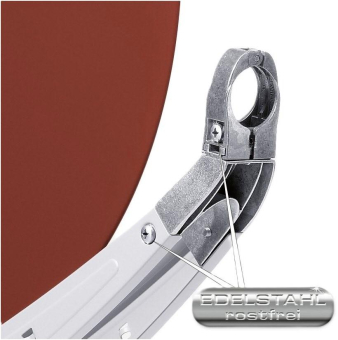 Fuba DAA 850 R Satellitenantenne rot 