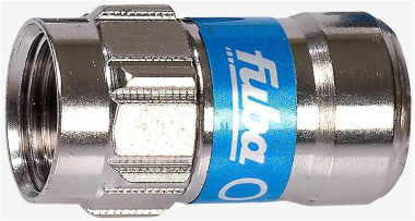 Fuba OVZ 027 Push-On F-Stecker blau 