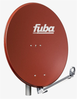 Fuba DAL 800 R Satellitenantenne rot 