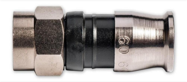 Fuba OVZ 053 HQ F-Kompressionsstecker sw 