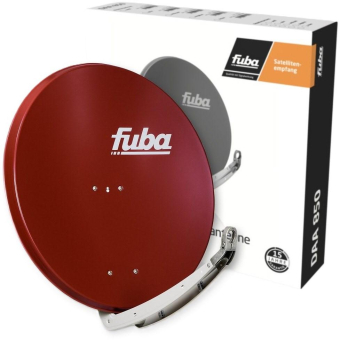 Fuba DAA 850 R Satellitenantenne rot 