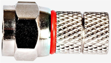 Fuba OVZ 015 F-Aufdrehstecker orange 