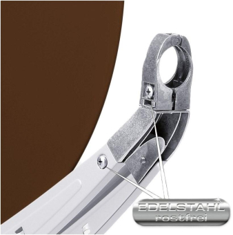 Fuba DAA 850 B Satellitenantenne braun 