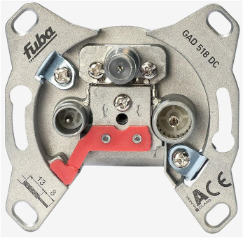 Fuba GAD 518 DC Universal-Durchgangsdose 