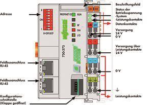 WAGO 750-375 Feldbuskoppler PROFINET 
