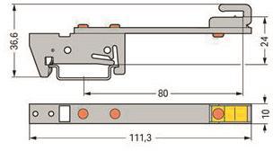 WAGO 790-302 Sammelschienenhalter,für 