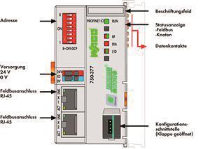 WAGO 750-377 Feldbuskoppler PROFINET 