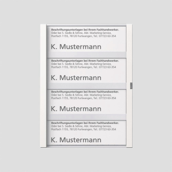 SIED NAMENSCHILD KPL.TM611-4 W    290505 