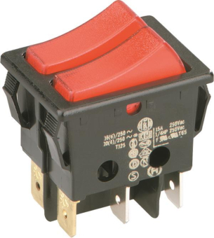 Bachmann Wippenschalter s/rot    924.120 