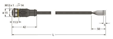 Turck Aktuator-u.Sensor-  RKC4.4T-10/TXL 