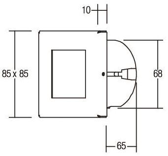 BRUM LED-Wandeinbauleuch. eckig 10140203 