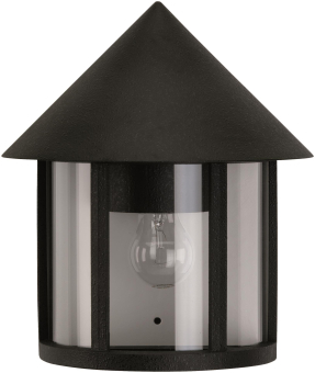 ALBE Wandleuchte, Alu, schwarz    663222 