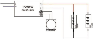 BRUM LED Netzgerät 24V 1-20W    17206000 