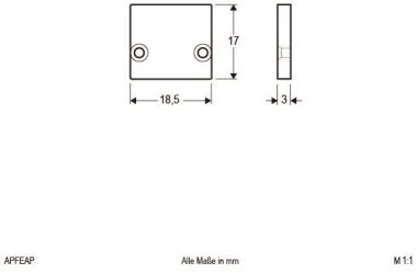 EVN Alu-End-Abschlussplatte,      APFEAP 