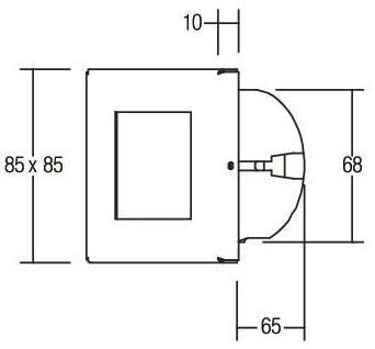 BRUM LED-Wandeinbauleuch. eckig 10140203 