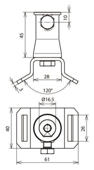 DEHN Befestigungsbügel            106322 