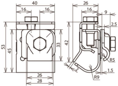 DEHN Dachrinnenklemme             339167 