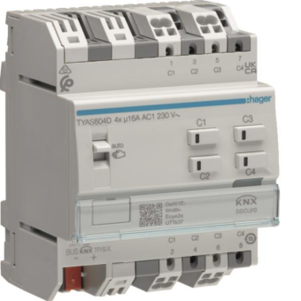 Hager Schalt-/Jalousieaktor     TYAS604D 