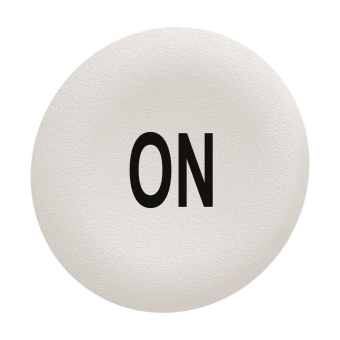 Schneider Tastenschild weiss ON  ZBAF141 