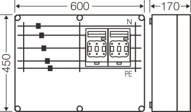 Hensel Mi-NH-Sicherungslasttrenn Mi 6626 