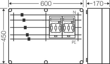 Hensel Mi-NH-Sicherungslasttrenn Mi 6628 