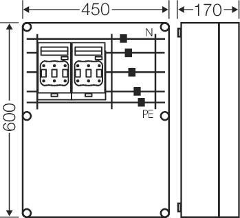 Hensel Mi-NH-Sicherungslasttrenn Mi 6623 