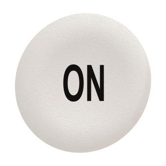 Schneider Tastenschild weiss ON  ZBAF141 