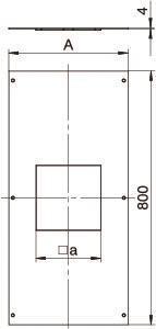 OBO OKA DG4 300 Geräteeinsatzdeckel 