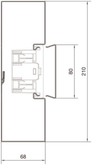 Hager Brüstungsk.Unterteil BRS6521017035 