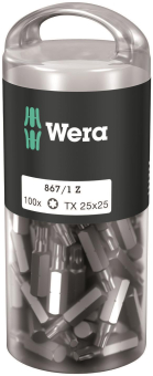 Wera Bits 100xTX25x25mm      05072449001 
