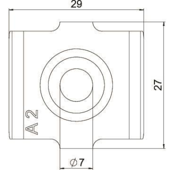 OBO GKB 34 A2 Klemmstück f.Gitterrinne 