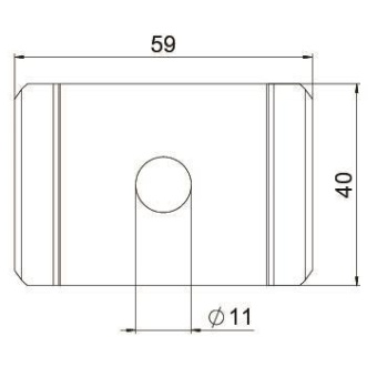 OBO GKS 50 11 FT Klemmstück f.Schraube 