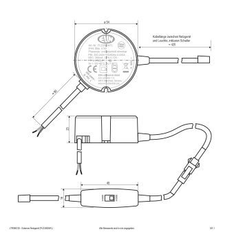 EVN LED Einbaupanel-rund-ws-   LTR080125 