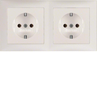 BER S1 Schuko Voll 2fach mit    47209909 
