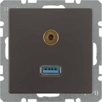 Berker USB/3,5 mm Audio       3315396086 