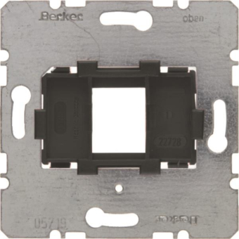 Berker Tragplatte m.schwarzer     454201 