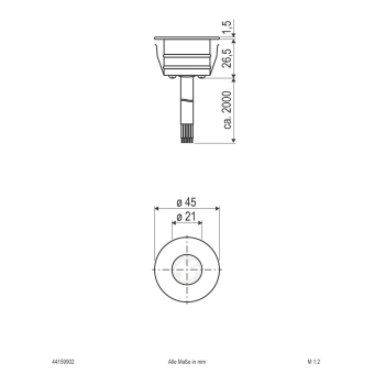 EVN LED Bodeneinbau -rund       44159902 