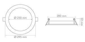 Nobile LED Panel Flat 300 R   1573061046 