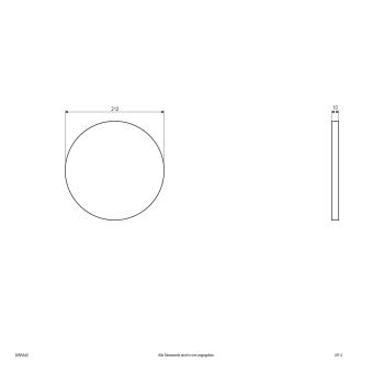 EVN Abdeckung rot für LED-        WARA40 