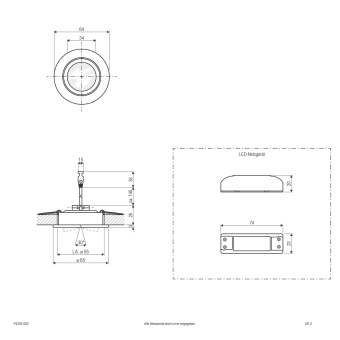 EVN P-LED Deckenleuchte rund   P23031302 