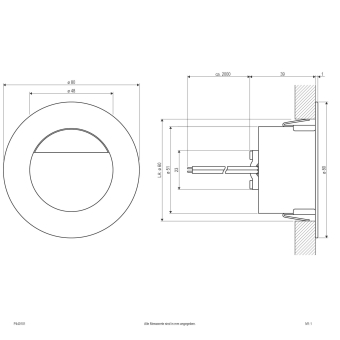 EVN Power-LED-Einbauleuchte      P440101 