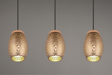 Trio PL BIDAR, 3xE27,          R31573065 