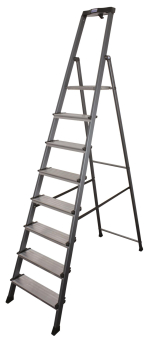 KRAU SECURO-Alu-Leiter 8 Stufen   126467 
