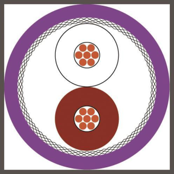 HELU CAN Bus 4x1x0,34 PVC violett 801573 