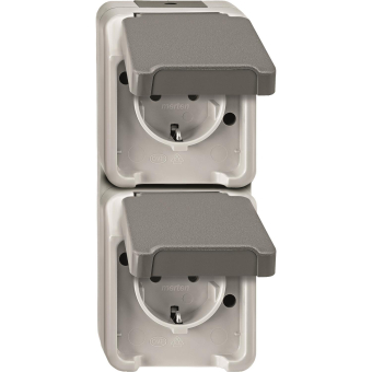 Merten SCHUKO-Doppel-Steck- MEG2328-8029 