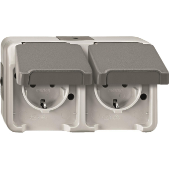 Merten SCHUKO-Doppel-Steck- MEG2320-8029 