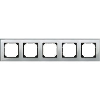 Merten M-PLAN-Echtglasrahmen 5f   489560 