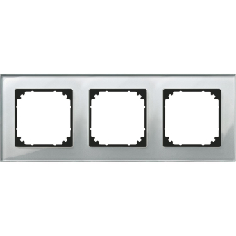 Merten M-PLAN-Echtglasrahmen 3f   489360 