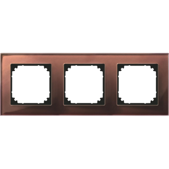 Merten M-PLAN-Echtglasrahmen 3f   489315 