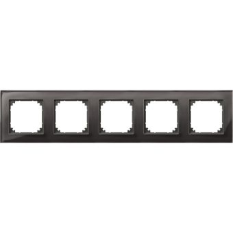 Merten M-PLAN-Echtglasrahmen 5f   489503 
